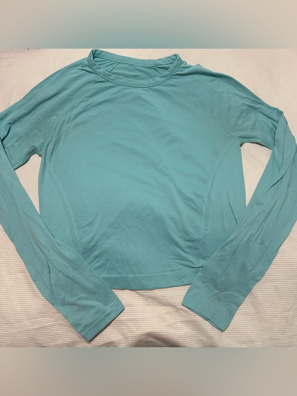 Athleta Long Sleeve Performance Top - Light Teal